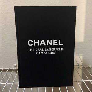 CHANEL Black and White Hardcover Fashion Book